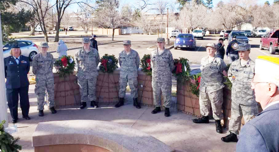 Cadets assist in wreath laying ceremony